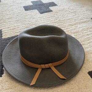 Altar'd State Gray Hat with Tan Band